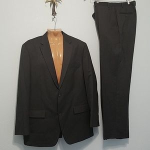 American Living Size 42 L Pin Striped Gray Suit